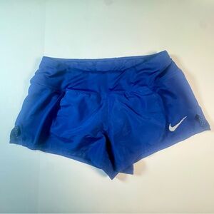 Nike Running Shorts Dri-FIT Athletic Gym Training Blue Sm 2.5" Brief-Lined